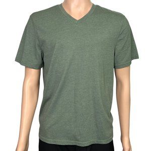Arizona Jean Company Mens M Green Short Sleeve V-Neck T-Shirt‎